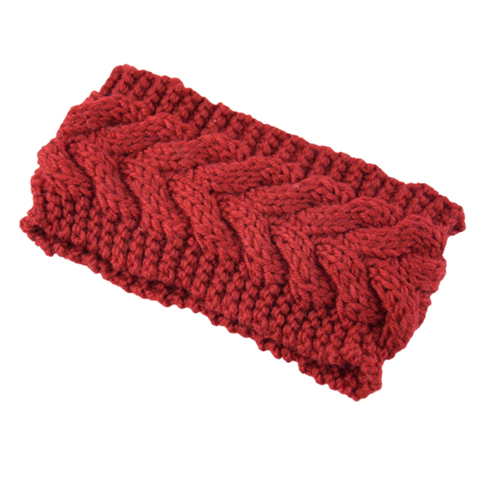 Women Headband Coldproof Retro Twist Women Knitted Headband
