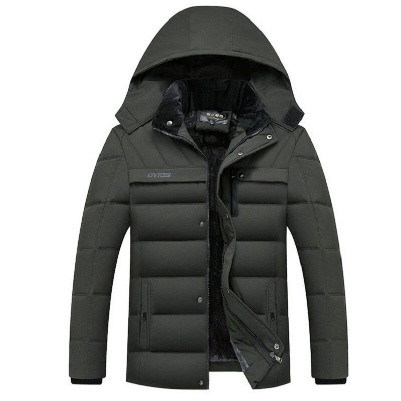 Winter Jacket Men -15 Degree Thicken Warm Men Parkas Hooded Fleece Man's Jackets Outwear Cotton Coat Parka Jaqueta Masculina