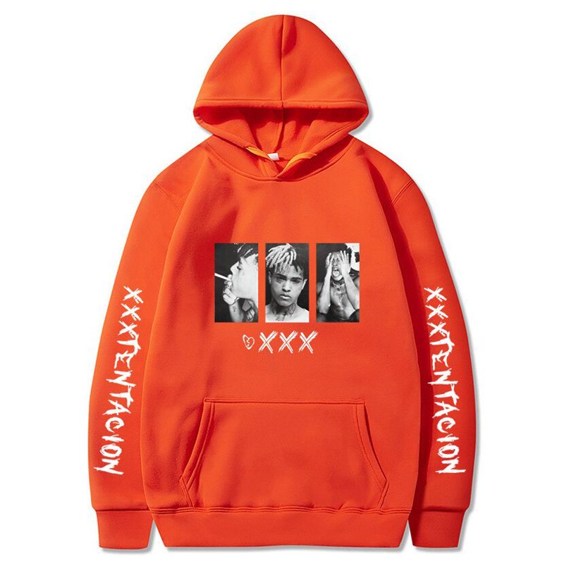 XXXTentacion Hoodies Sweatshirt Men Women Casual Pullover Streetwear Sudadera Hombre  Hop HOODIES Funny Print Hoodies