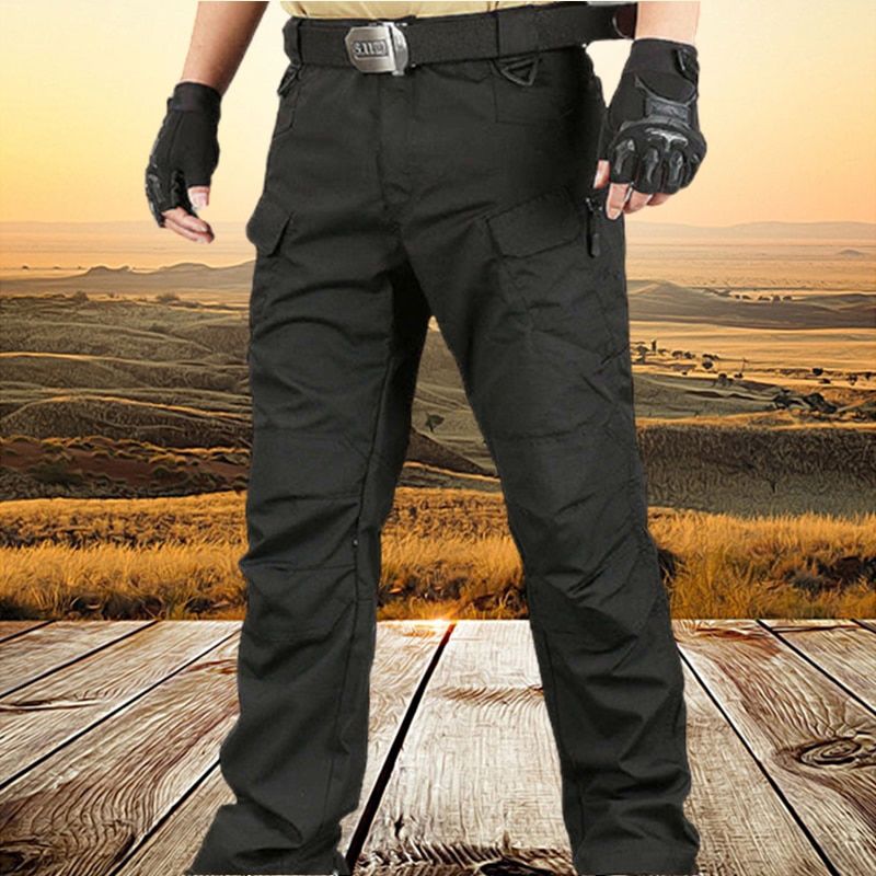 Men Tactical Pants Cargo Outdoor Camping Multiple Pocket Elasticity Casual Pant Military Urban Commuter Trouser Plus Size