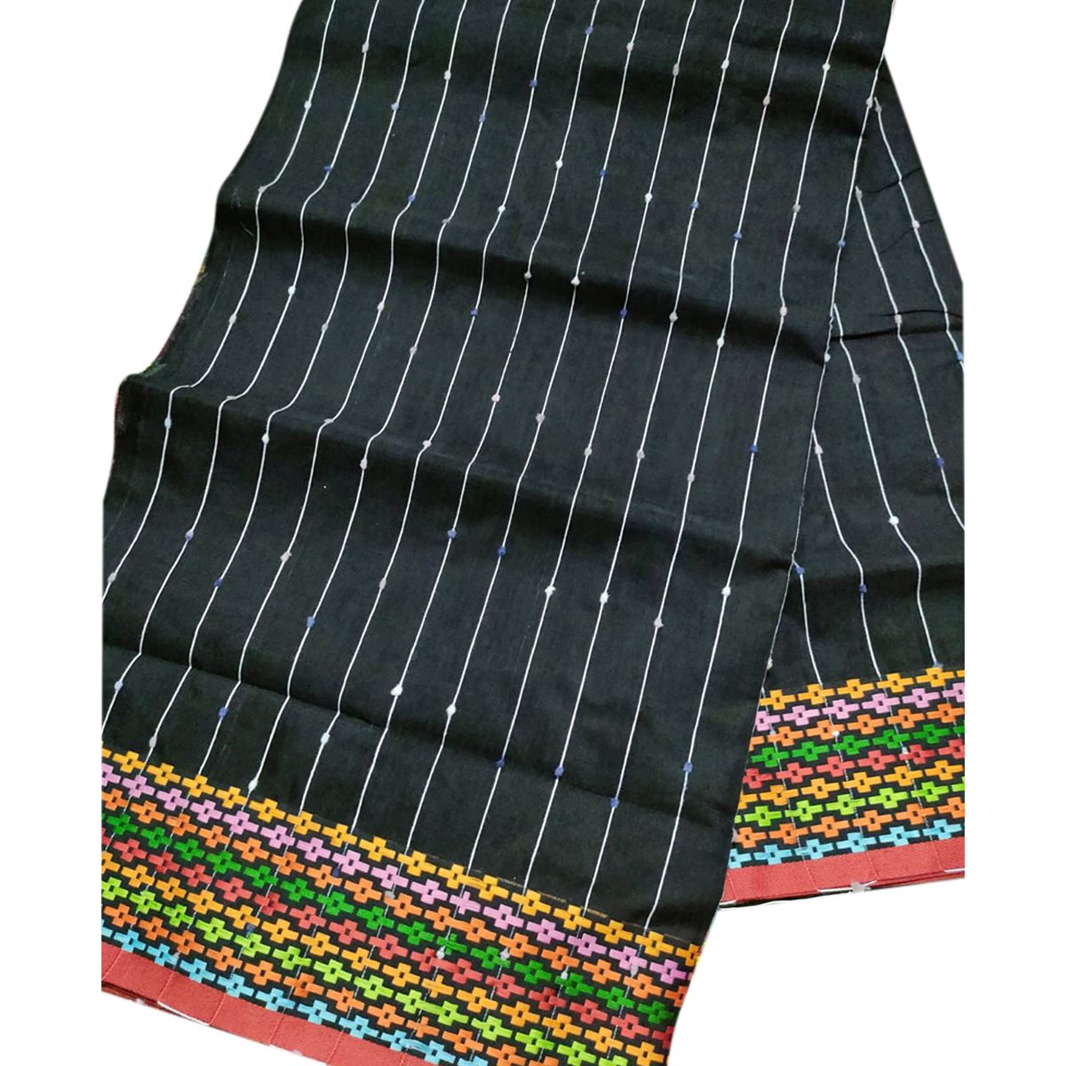 Latest Collection With Gorgeous Design Fashionable Multicolor Half Silk Nokshi Saree For Women With Blouse Piece By Jahangir Textile - Sari - Sari - Saree - শাড়ি