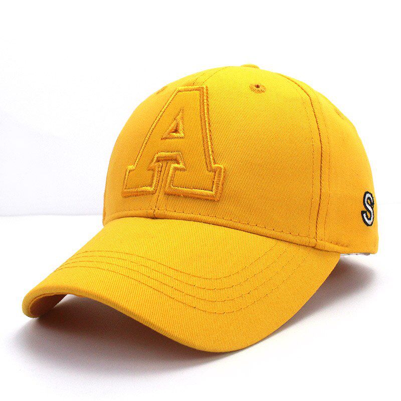 Boy Girl Letter A Baseball Hat Summer Autumn Solid Color Red Black White Kids Snapback Hat Adjustable Cap Bone