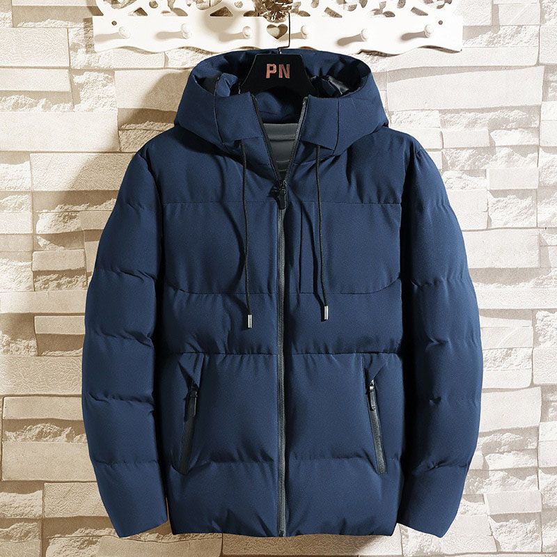Cotton Padded Jacket Men's Autumn Winter Jackets Casual Clothing Plus Size Hooded Thick Warm Parkas Coat Men Outwear