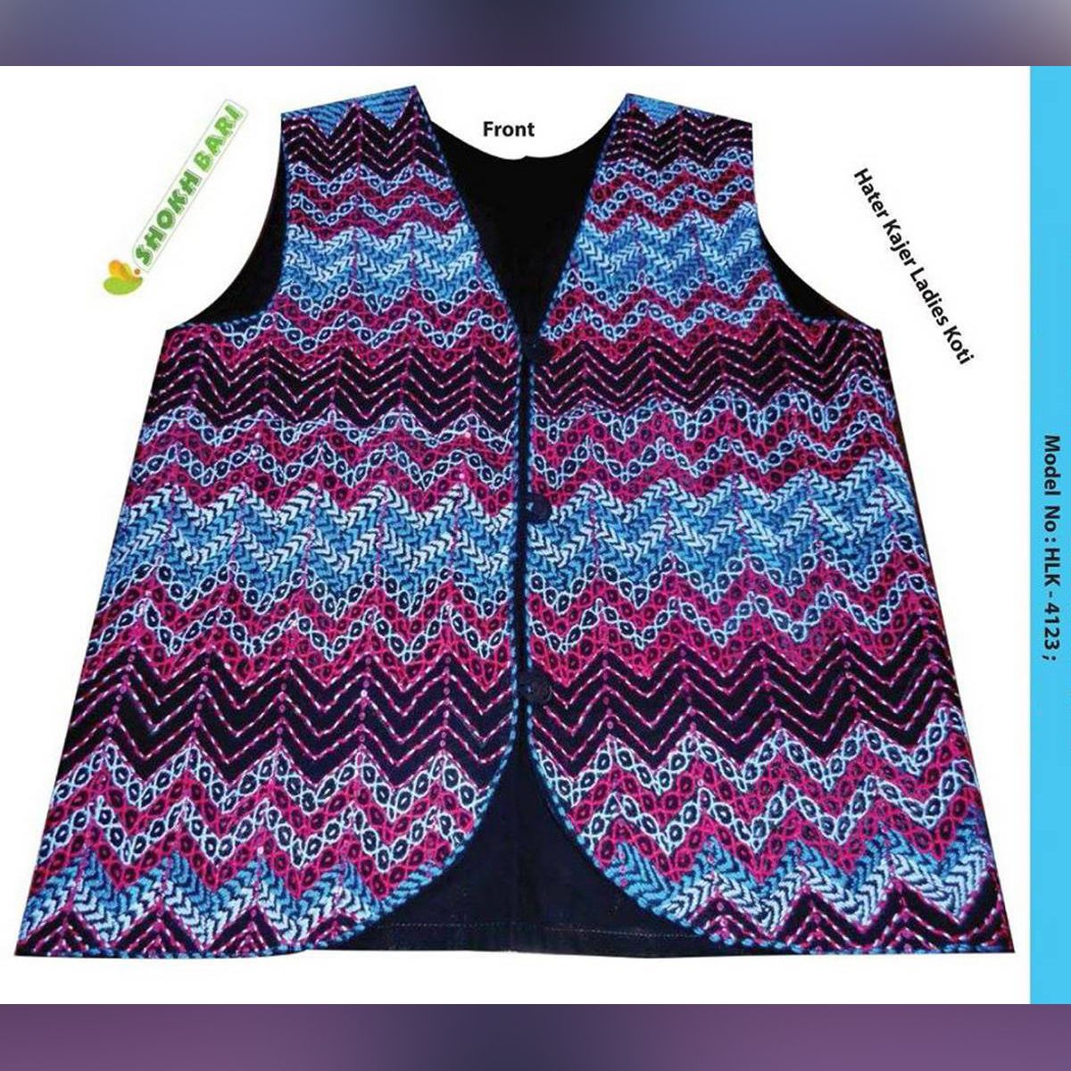 Ladies koti Hand Stitched