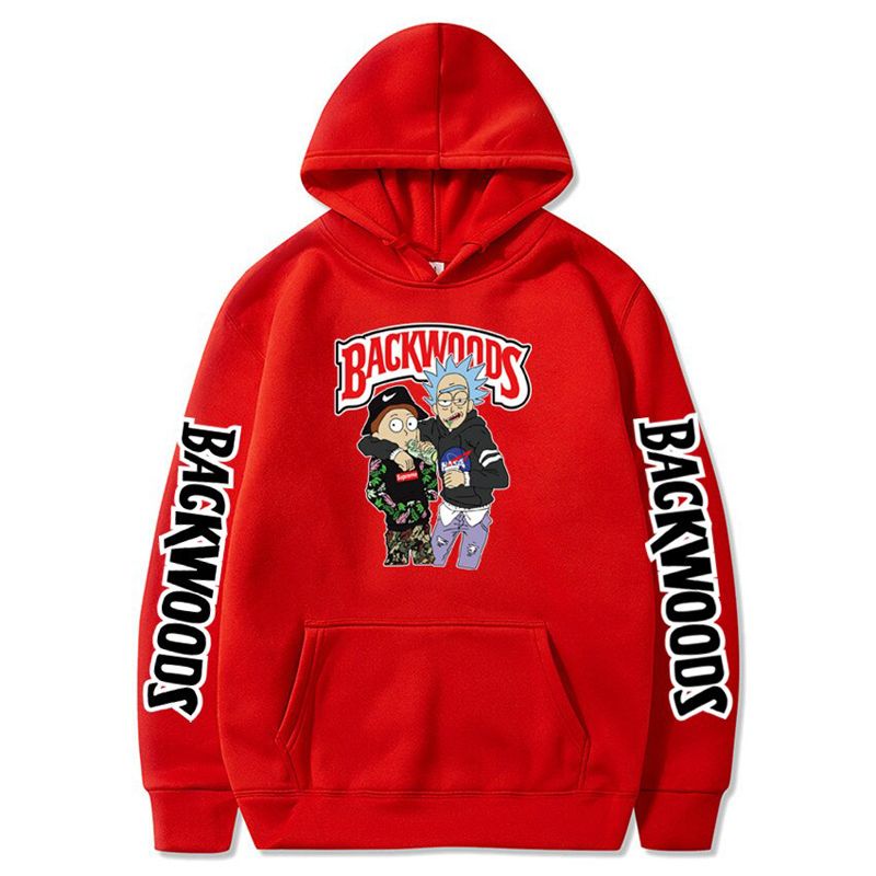 Sweatshirt Men Backwoods Printed Pullover Hoodie Hipster Streetshirt Wear Korean Version Clothing Women Fashion Tops