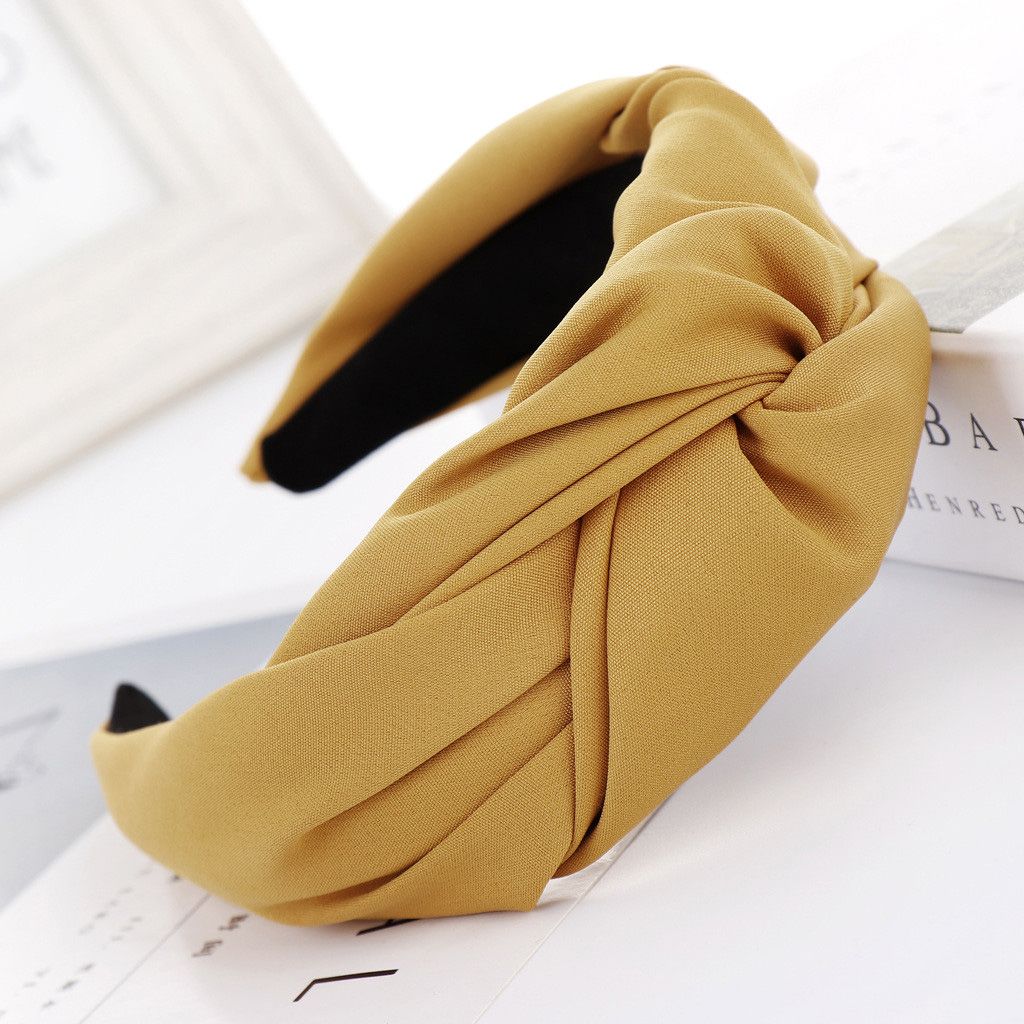 【ALLGOOD】Fashion Bow  Solid Hairband Women Hair Head Hoop Sweet Girls Hair Headband