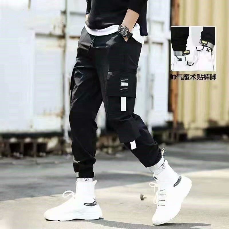 Men Purple Joggers Pants Mens ckets Streetwear Cargo Pants Male  Hop Track Pants Kan Fashions Overalls