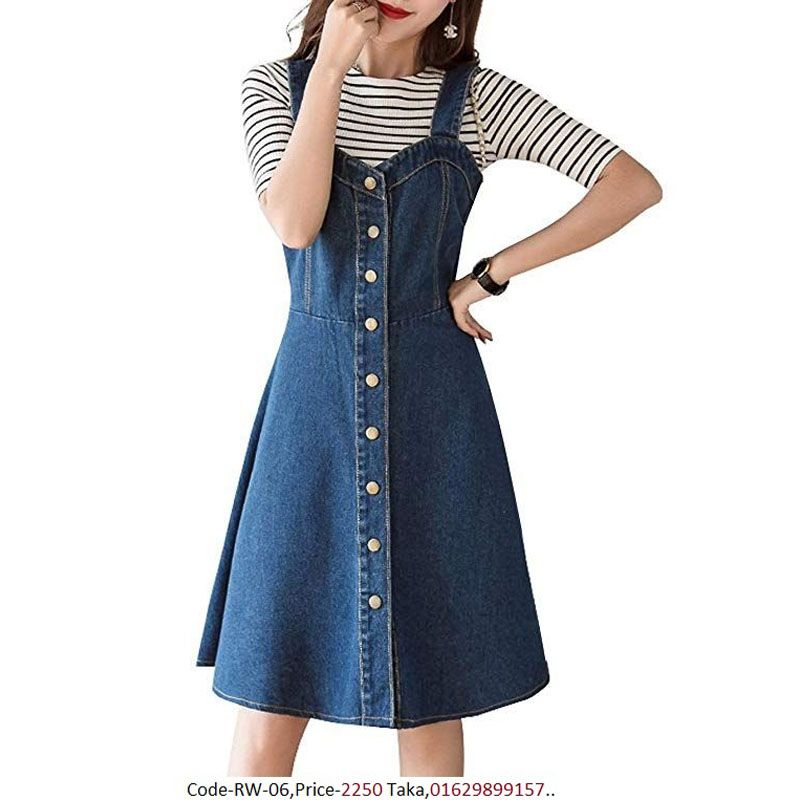 Denim romper for girls