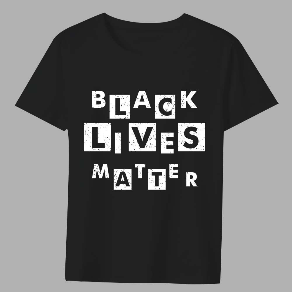 Men's Classic T-shirt Casual O-neck Inspirational  Phrase Printing Pattern Series Commuter All-match Breathable Black Shirt