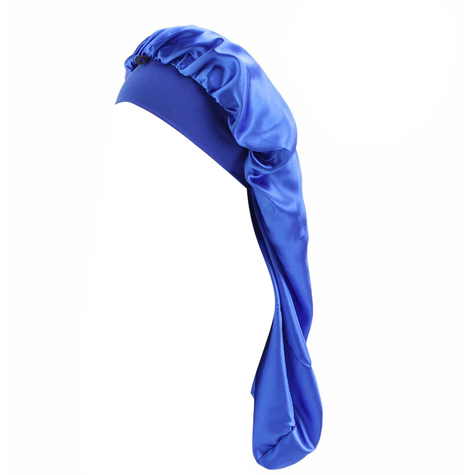 Hair Bonnet Elegant Solid Color High Elastic Women Sleep Cap