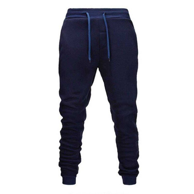 a new autumn and winter collection New Jogger Pants Men 100%cotton Drawstring Comfortable Elastic Waist Sweatpants AZZ01070