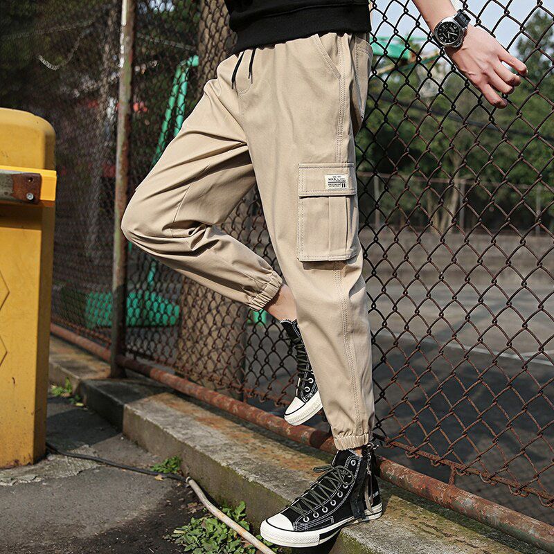new men overalls black casual jogg pants spring and summer men pants trousers men fashion casual street pants