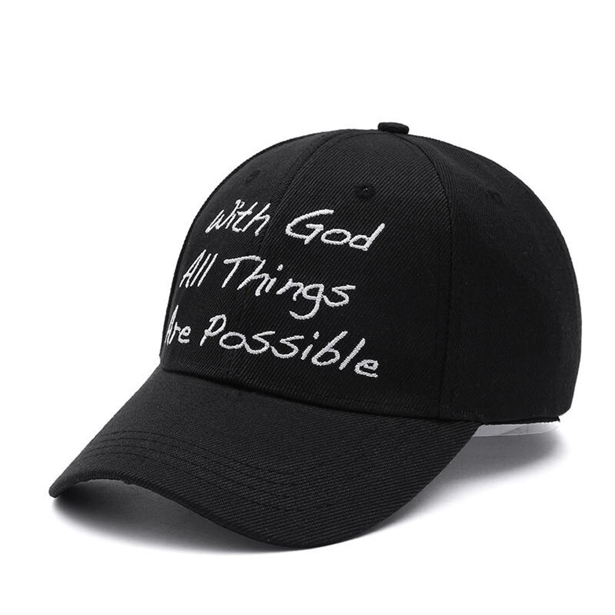 High With God All Things With You Cap Unisex Hat Baseball Cap Snapback Caps Adjustable Snapbacks For Dad Hat
