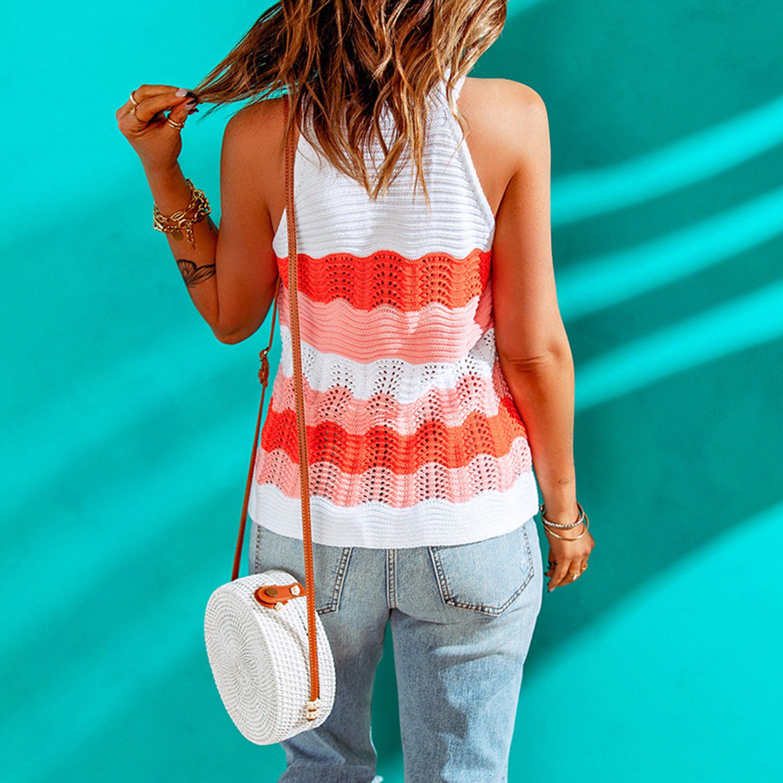Vest Top Pullover Plus Size Sleeveless Top