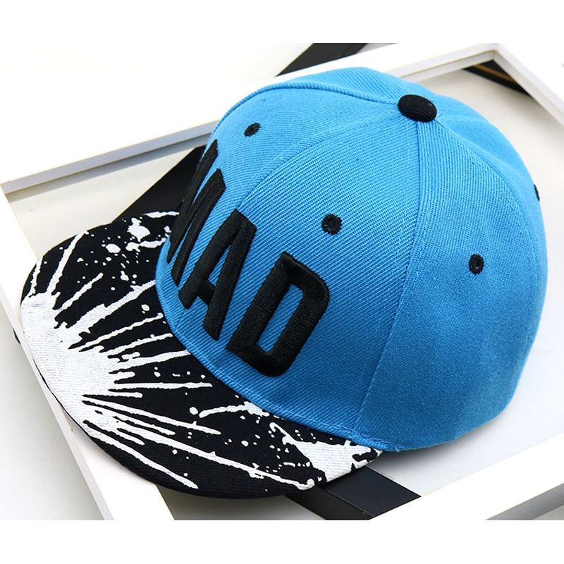 Doitbest 2-8 Years Children Baseball Cap Boys Girls MAD Letters autumn Snapback Kids Hip Hop cap Sun Hat