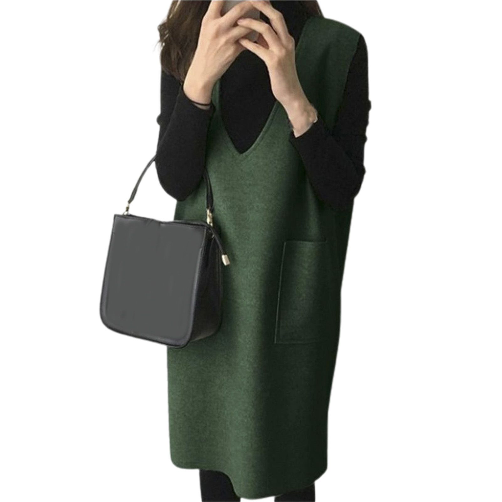 Long Waistt Loose Japan Style Slim Vest