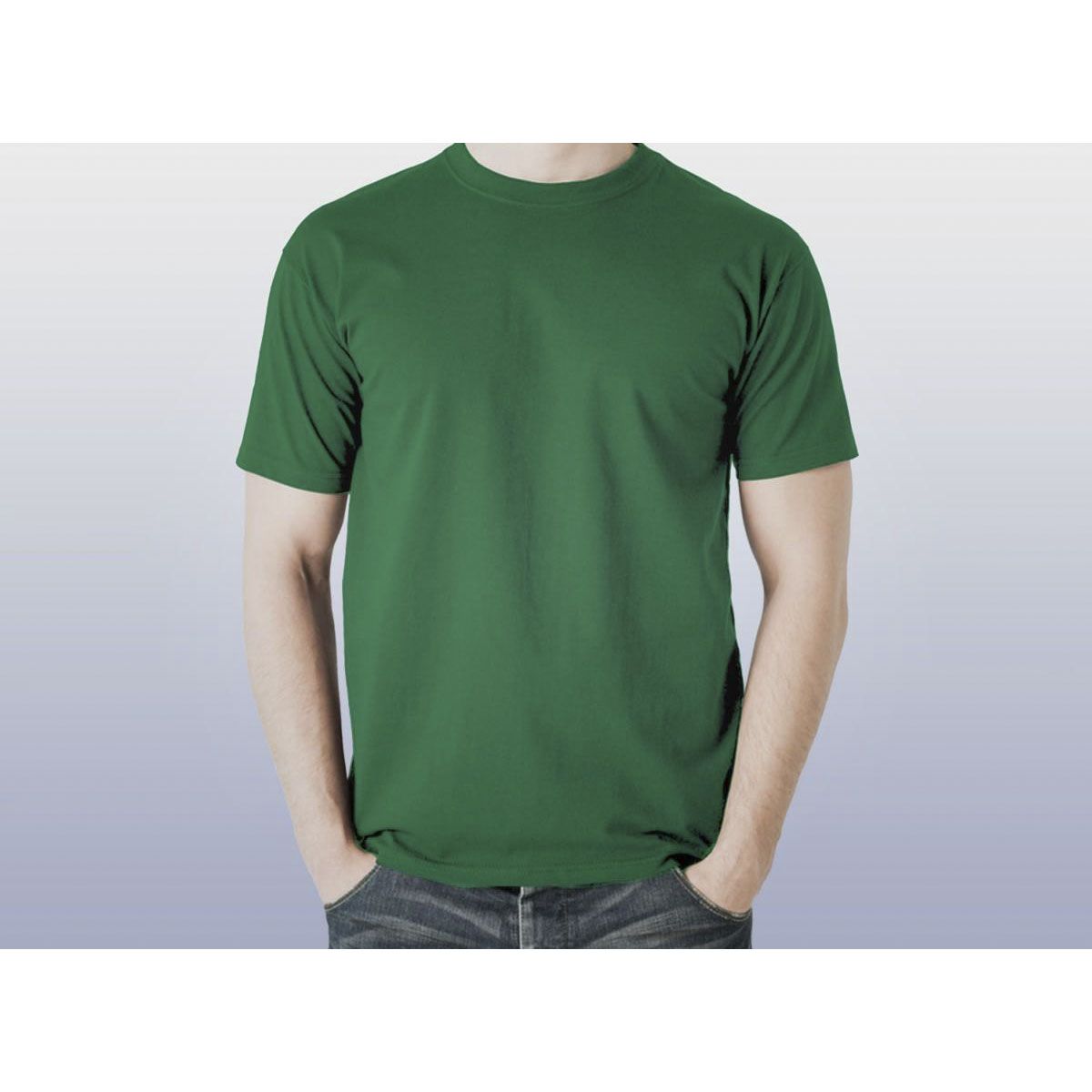 Green Cotton T-Shirt For Men