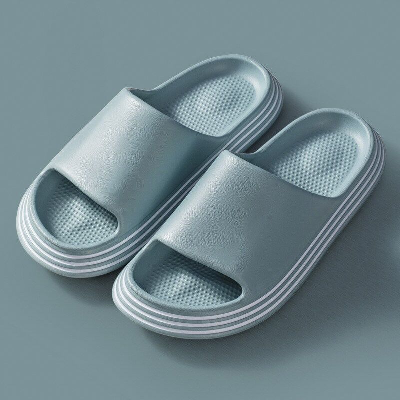 Summer Slippers Shower Sandal EVA Massage Drainage Holes Non-Slip Light Bathroom Indoor Women Men Flip Flops Pool Shoes