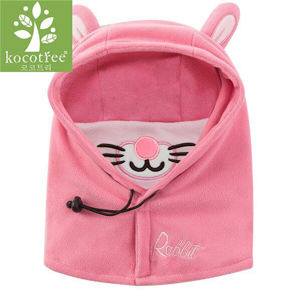 Kocotree Boys Girls Winter Warm Hat Children Cap Skullies Beanie Lovely Character Masked Hood Cap Kids Years Old