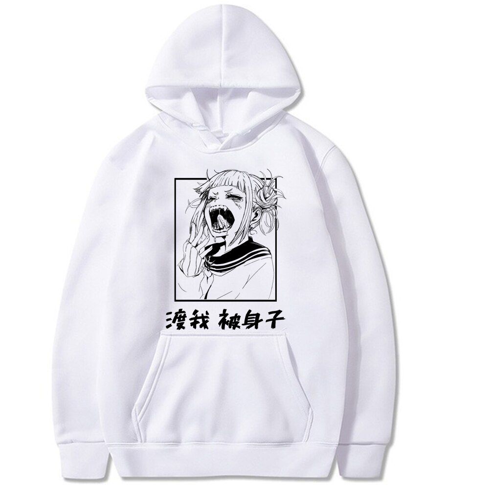 My Hero Academia Himiko Toga Printed hoodie Cozy Cotton  sweatshirt Tops