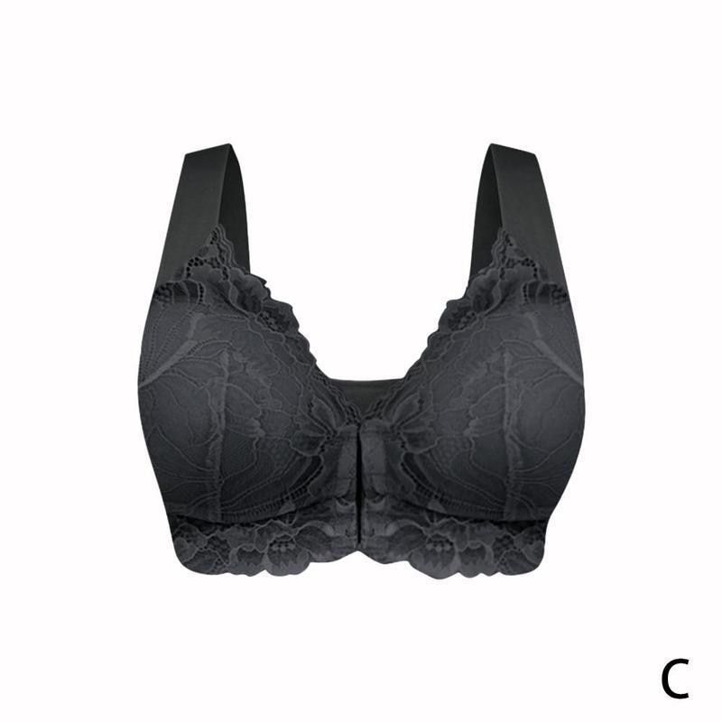 1 Pcs  Beauty Back Front Breasted Bra Side Collection Side Milk Gather Large Size Bra Comfortable Anti-lighting Underwear