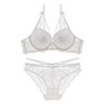 Two-piece Push Up Le Underwired Bra Panties y Women Strappy Underwear Set