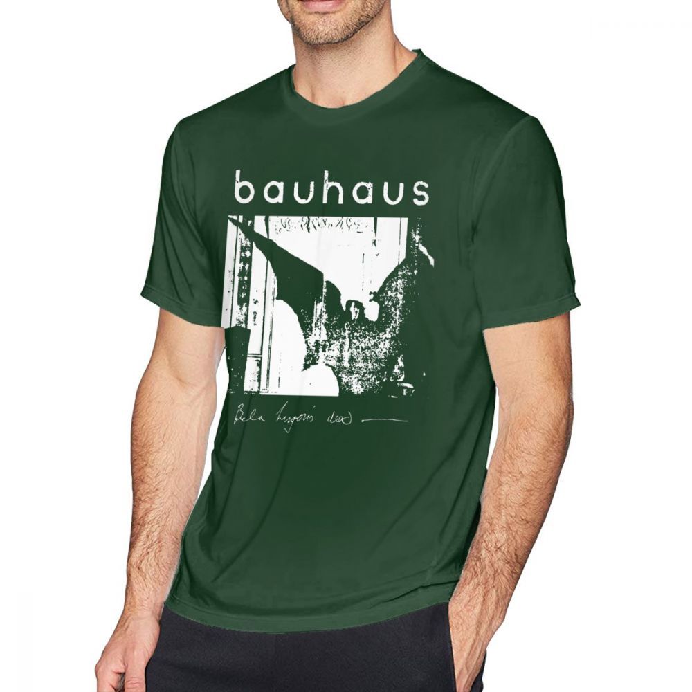 The Cult T Shirt Bauhaus Bat Wings Tee Punk Gothic Bela Lugosi S Dead T-Shirt Short Sleeve Shirt Funny Mens Print Cotton Tshirt