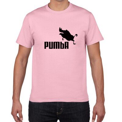 funny tee cute t shirts homme Pumba /Pira men short sleeves cotton tops cool tshirt summer jersey costume t-shirt men