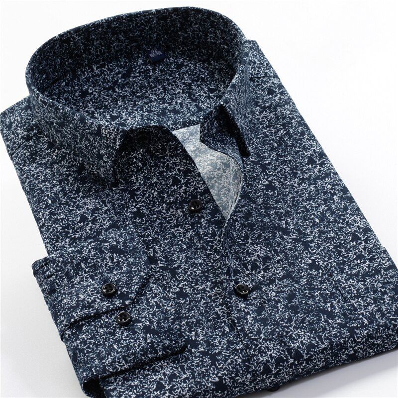 2020 Autumn New Men's Flower Shirt Casual Loose Long-sleeved Hawaii Shirts Male Brand Clothes Plus Size 5XL 6XL 7XL 8XL 9XL 10XL