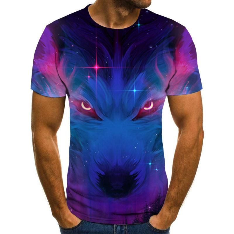 Summer Men's 3D Anime Top T-shirt  Pattern Shirt Fun Street  Men's and Women's Fitness Clothing Loose and Comfortable