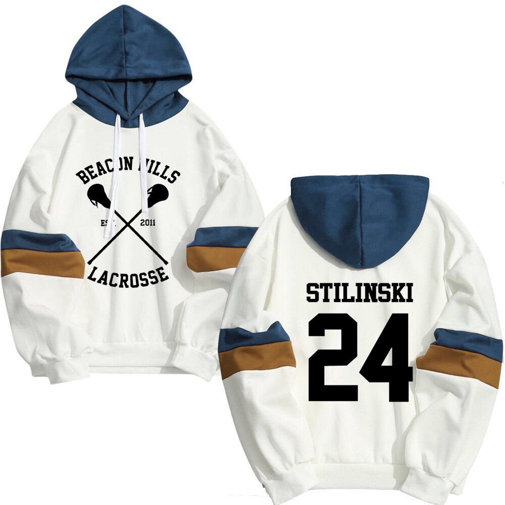 Men Stilinski 24  Hoodie Sweatshirt Men/Women Hooded  Hop Oversized Hoodies Streetwear Teen Wolf Print Male Casual
