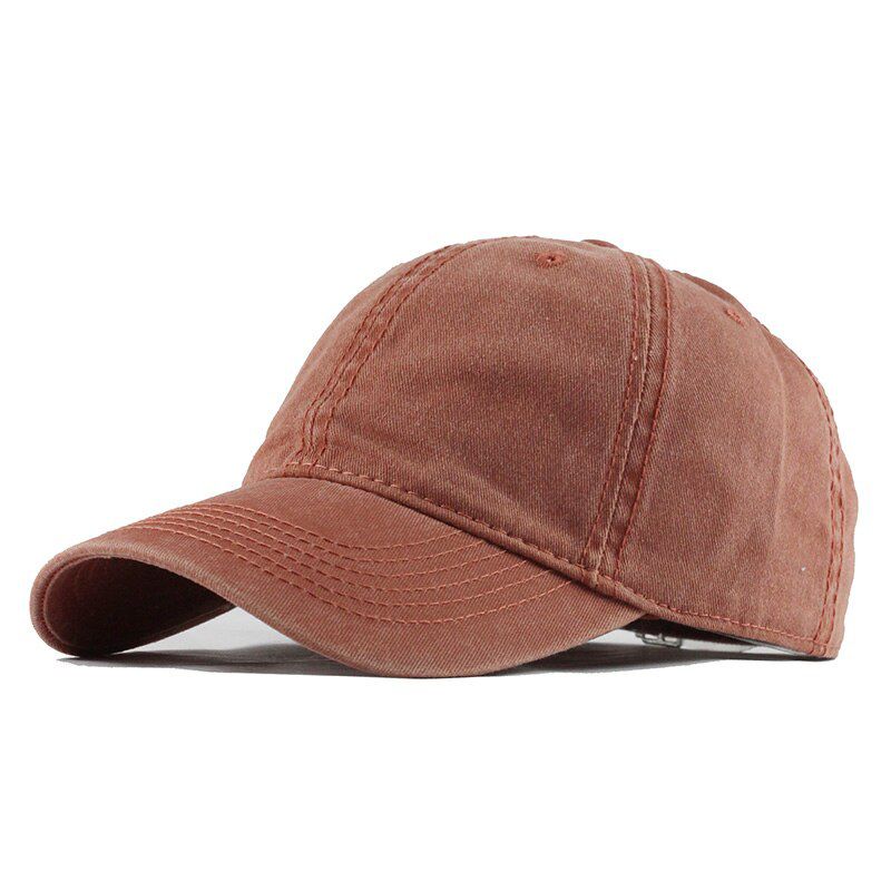 [FLB]  Washed Cotton Men Baseball Fitted Cap Snapback Hat Women Gorras Casual Casquette Embroidery Letter Retro F149