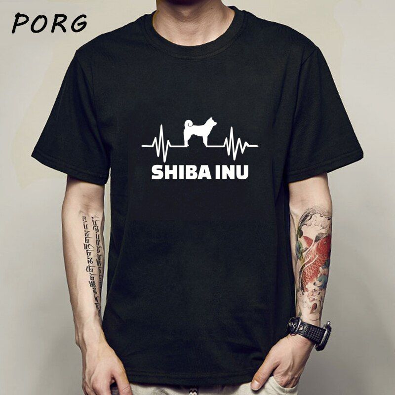 Shiba Inu Jnese Printed Funny Men/Women Tshirt Anime Shirt Oversized Clothes O-Neck Funny T Shirts for Men Tops Tees 2021