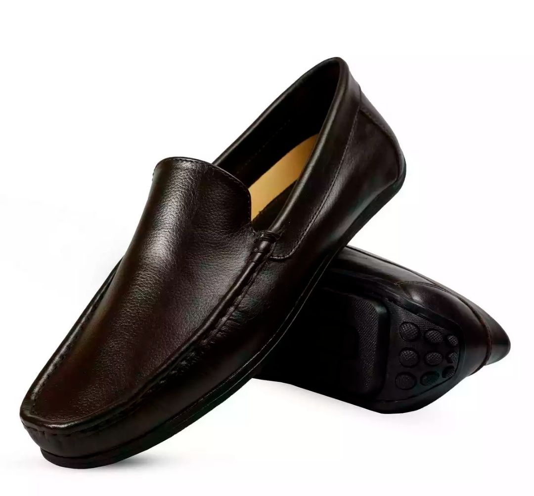 LOAFERS PLAIN UP SOFT LEATHER SHOES FOR CASUAL USE FOR MAN