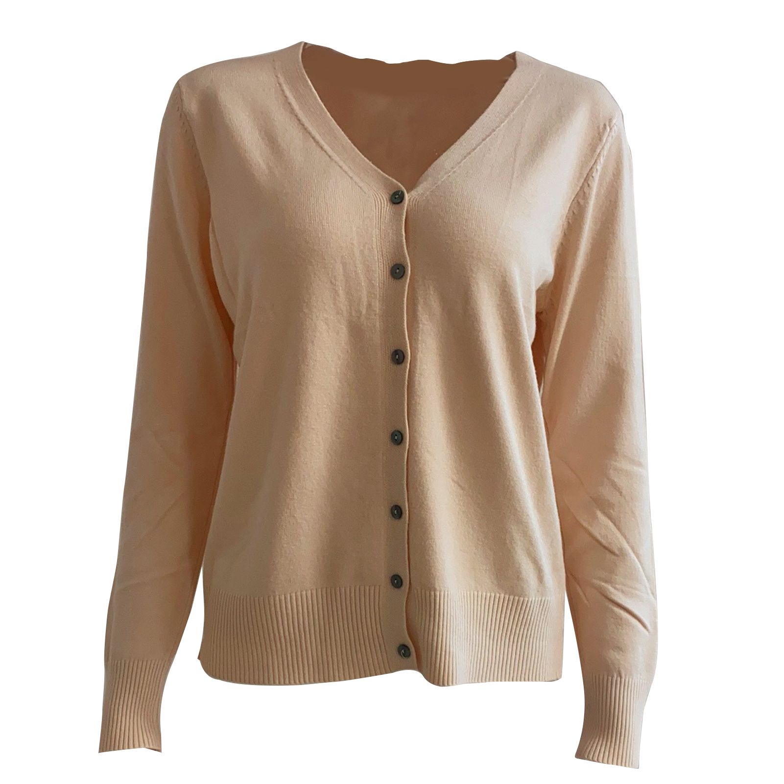 Cardigan Sweater Long Sleeve Knitted Stretchy Sweater Coat