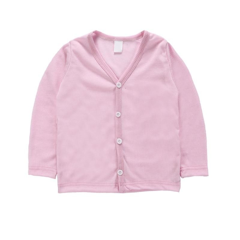 Children Kids Sweater Autumn Baby Boy Girl Cardigan Striped Solid Print Knitted Cotton Casual Outerwear Clothes