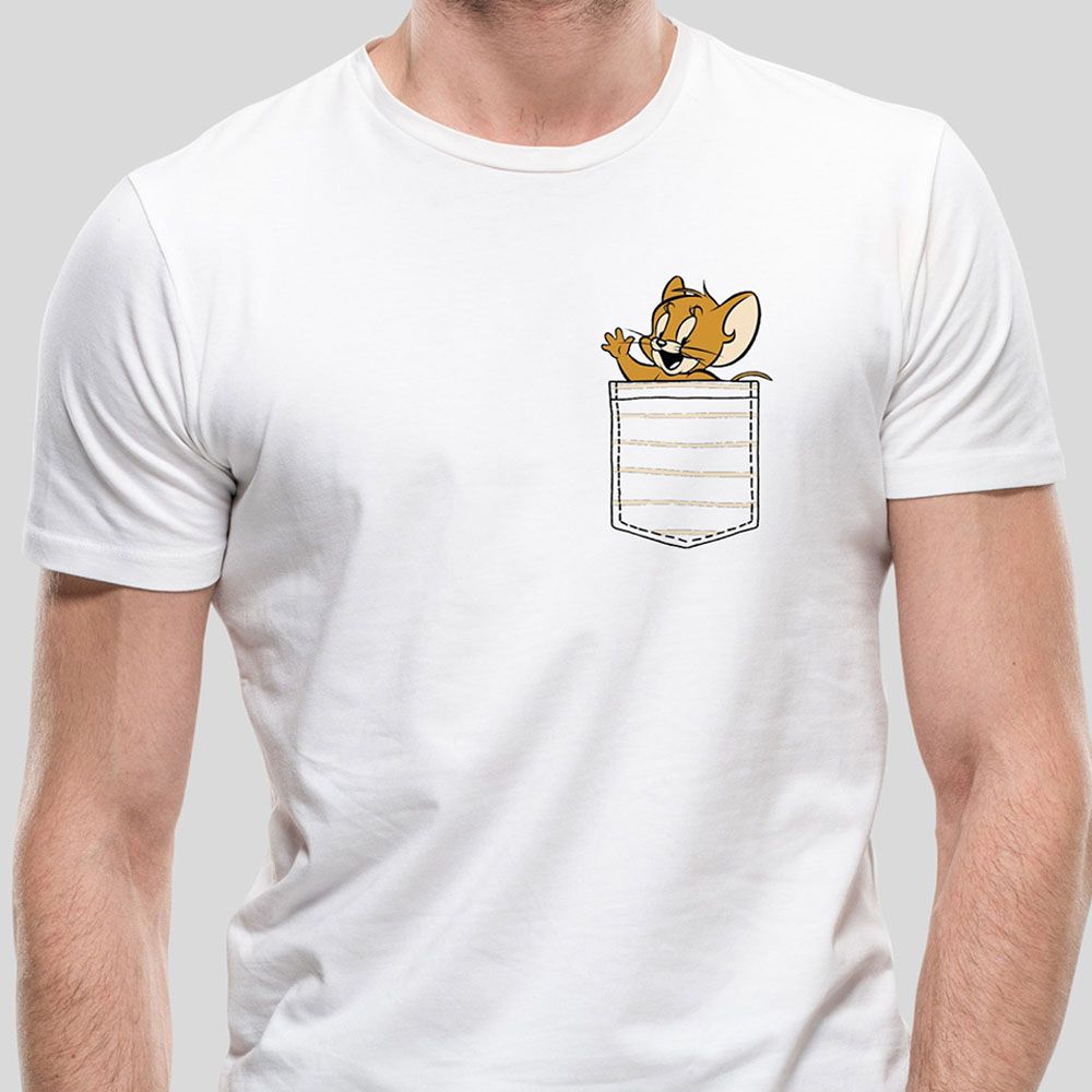 Pocket Jerry Half Sleeve T-Shirt - T Shirt - T Shirt