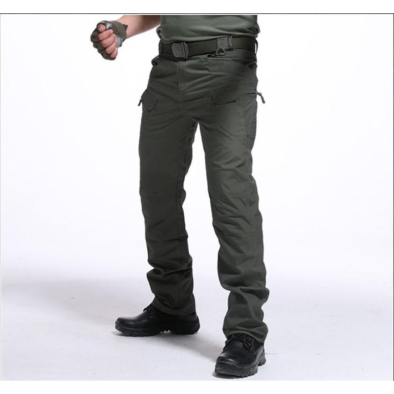 Men's Tactical Pants Multicket Elastic Waist Military Trousers Male Casual Cargo Pants For Men Clothing Slim Fit 5XL