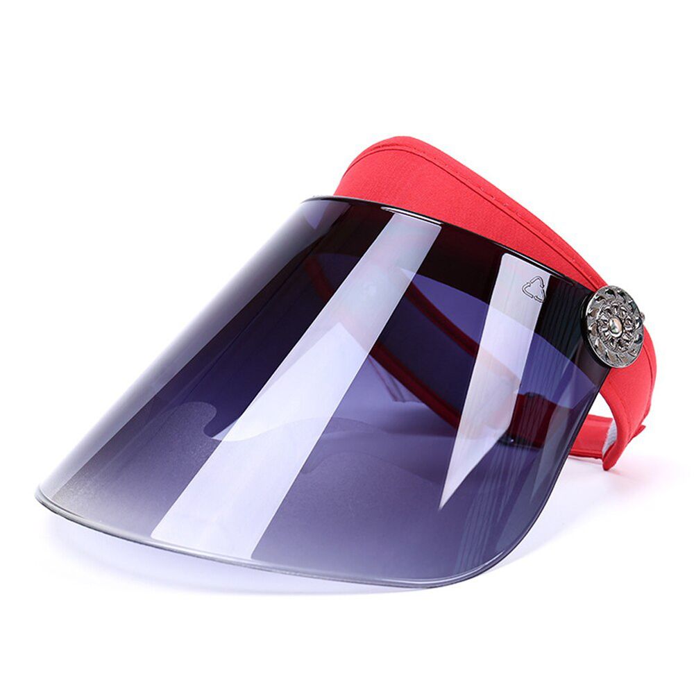2020 Summer Outdoor Women Men Reusable Sun Hat Top Plastic Sports Sunvisor Hat Uv Protection TC21