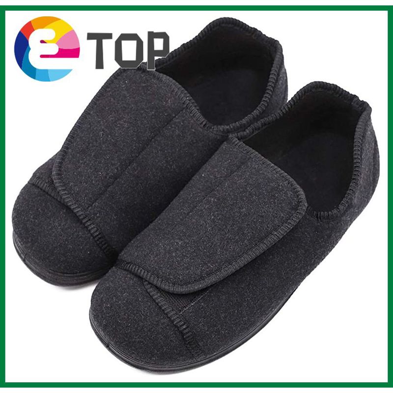 Size34~51 Diabetes shoes Men and Women's Extra Wide Shoes Adjustable Closures Elderly Women Slippers Fit