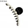 Faux Pearls Decor Banana Hair Claw Clip Styling Barrette cessory for Women