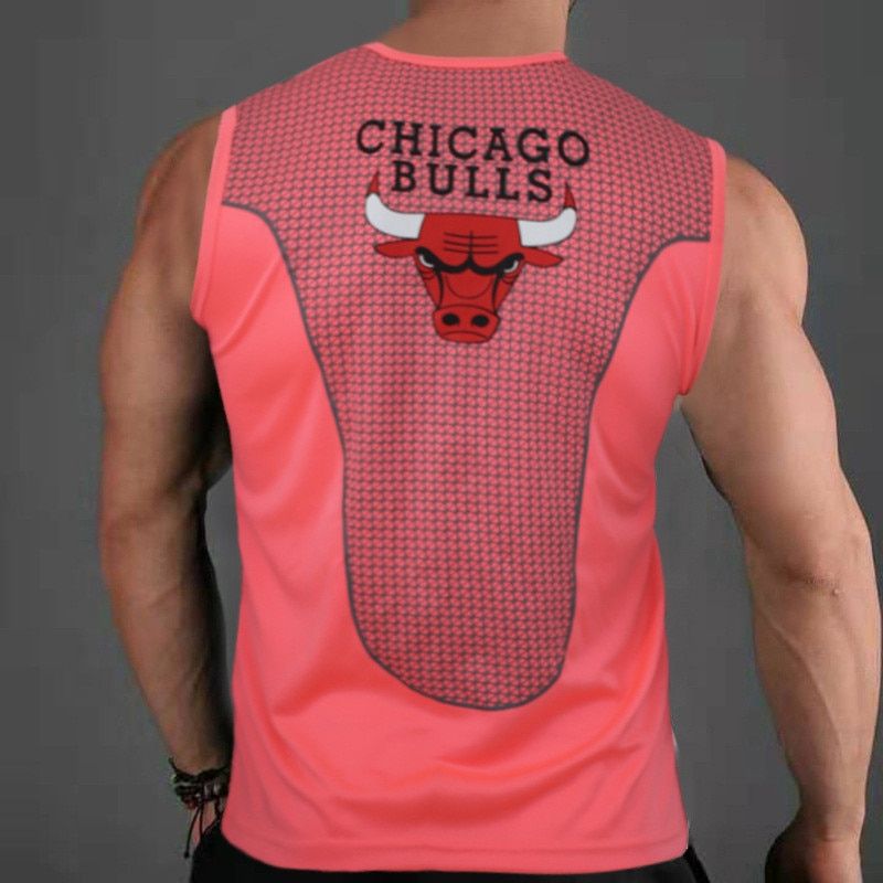 Men Gyms Fitness Workout Singlet Mesh Vest Men Bodybuilding TaTop Breathable sleeveless Shirt Men's Brand gym clothing