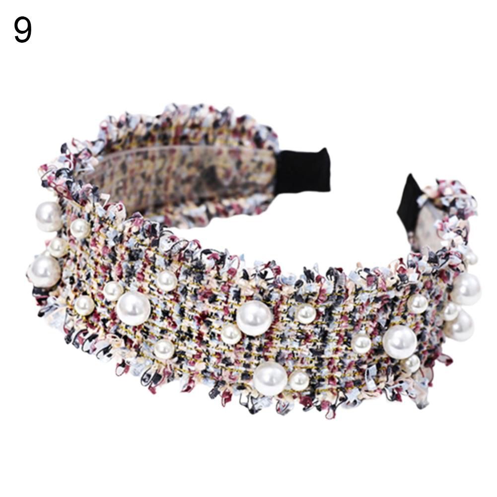 OIMG Style Women Knitted Wide Band Hair Hoop Headband Headwear