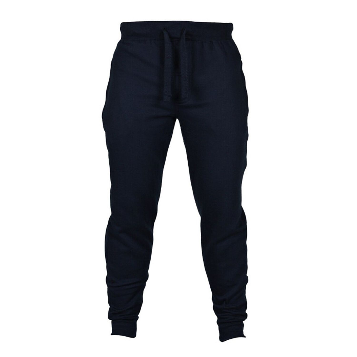 Thin Men Jogger Solid Color Drawstring Warm Oversized Jogging Pants Sweatpants Trousers Casual Sports Long Pants Casual Outwear