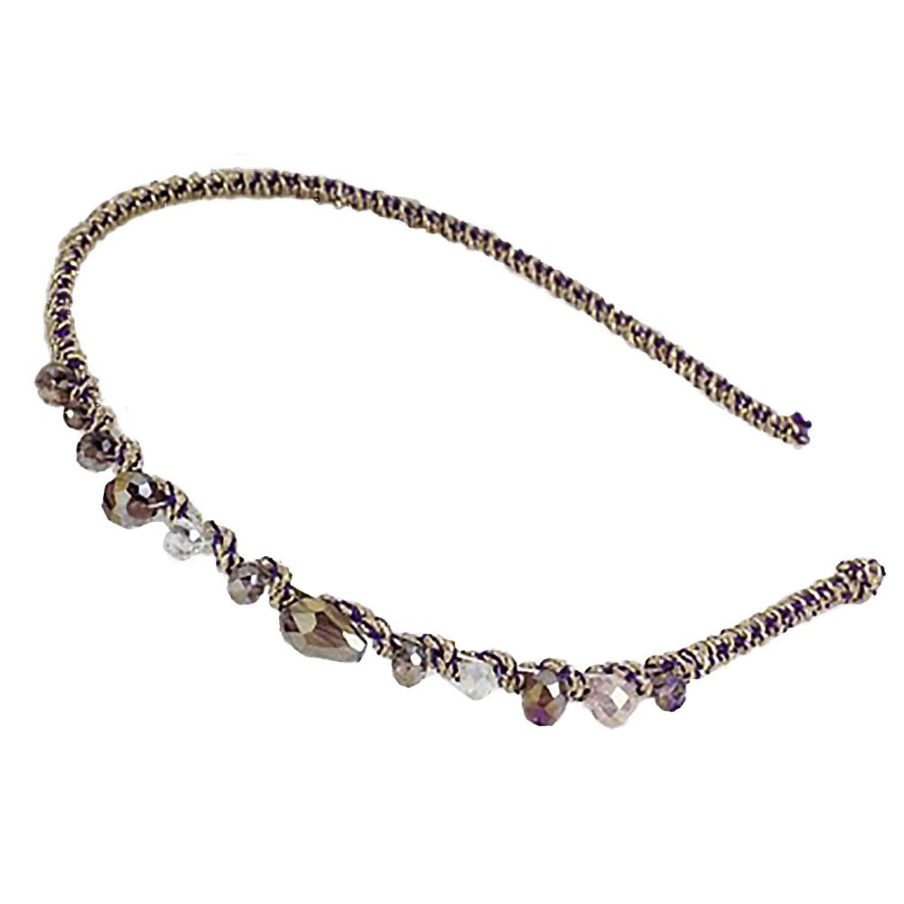 Shiny Colorful Irregular Rhinestone Hair Hoop Headband Hairband Jewelry Decor