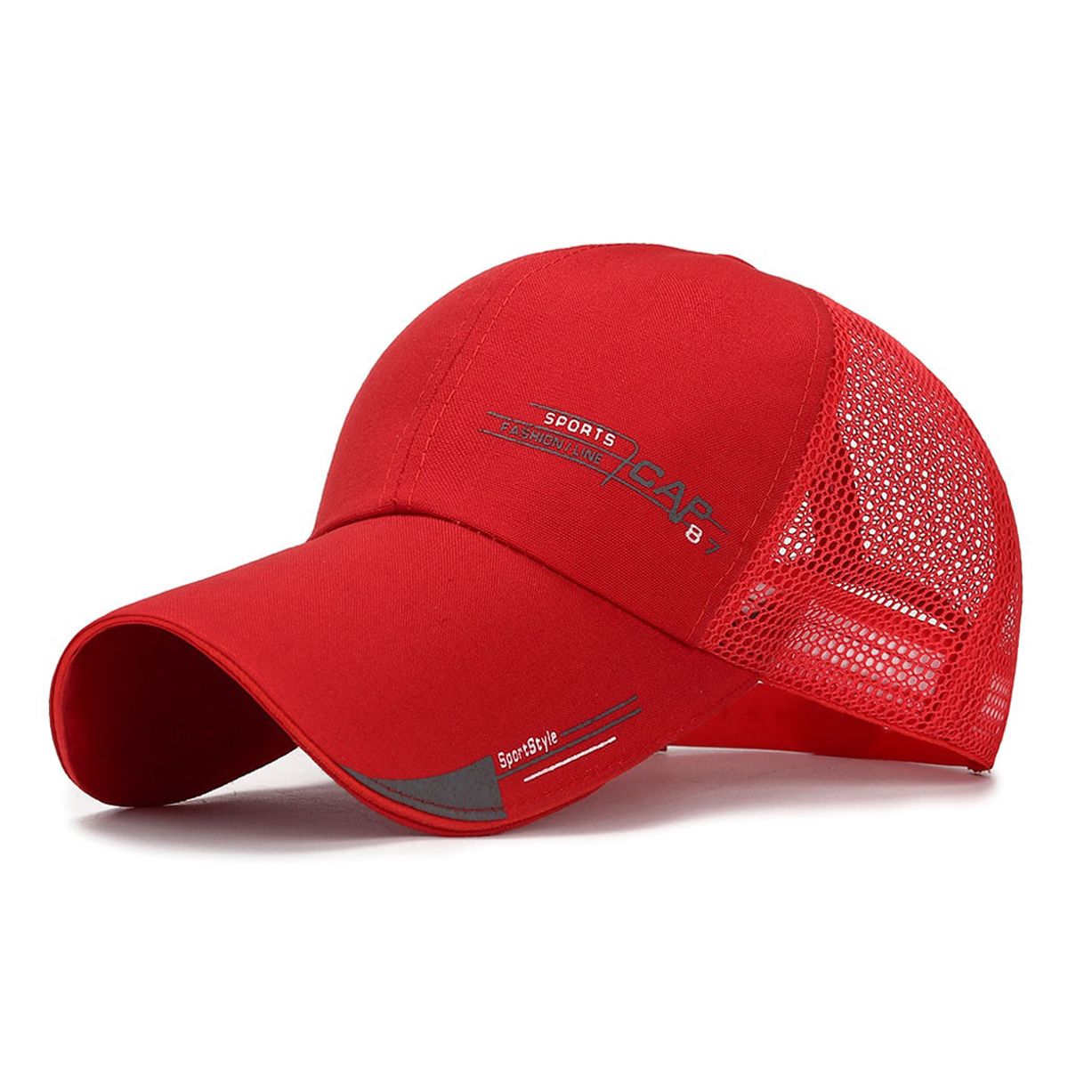 Snapback Hip Hat Summer Breathable Mesh Women Men Mesh Baseball Cap Adjustable Trucker Outdoor Sport Hip-hop Hat