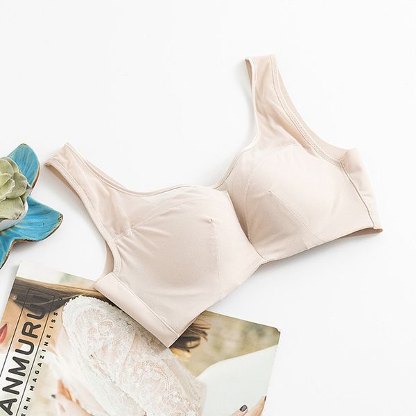 1PC  Silk Lining  Lace push up Bralette Wireless Bra TG107