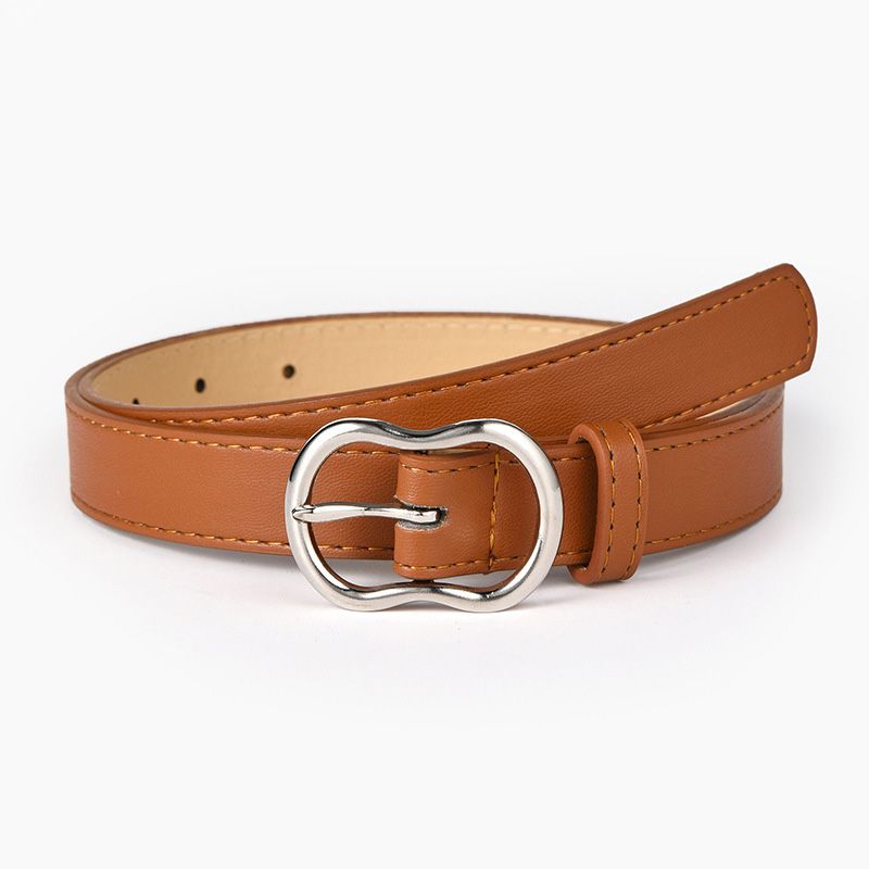 Loldeal 2.3x106cm Korean Fashion Ladies New Casual Japanese Buckle Decorative Dress Jeans Belt Soft And Simple Belt Women