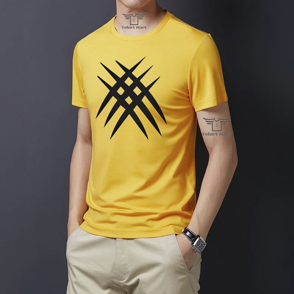 2023 New Fashion Leisure Digital Printing Men'S T-Shirt Casual Round Neck Quality Streetwear Casual Clothing - T Shirt For Man