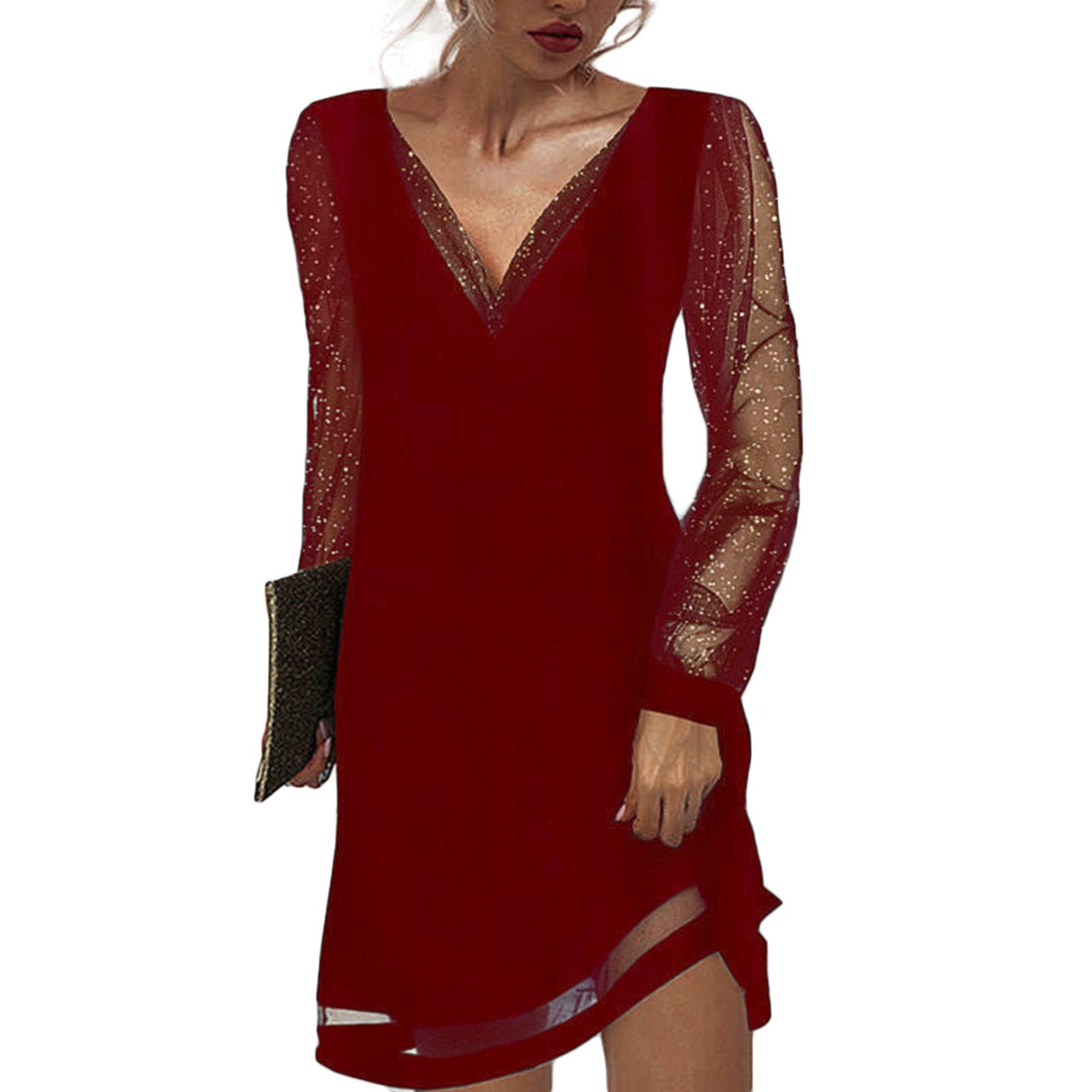 ni Dress Solid Color Pure Color y Formal Dress